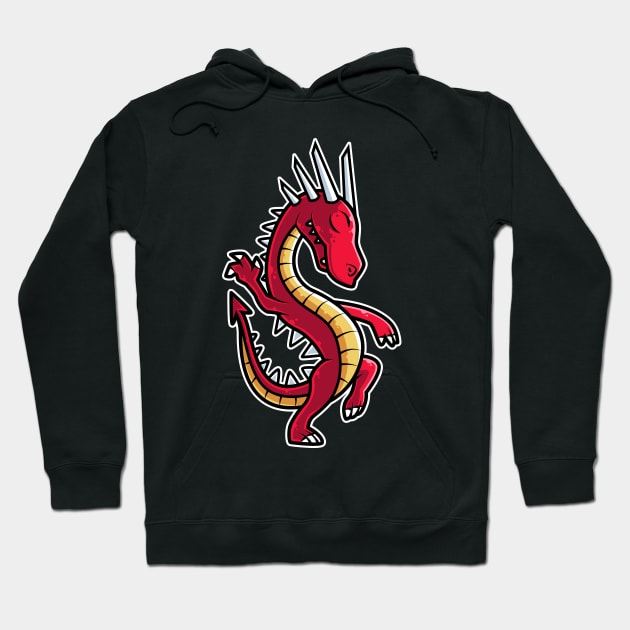 Fire Dragon Dancer - Dance for kids Kawaii Neko Anime product Hoodie by theodoros20